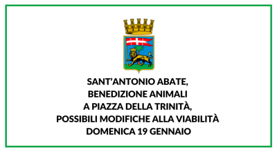 Sant’Antonio Abate, benedizione animali a piazza della Trinità, possibili modifiche alla viabilità domenica 19 gennaio