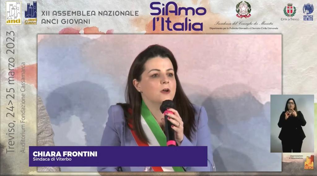 Anci Giovani - Intervento sindaca Frontini