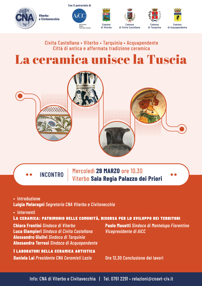 La ceramica unisce la Tuscia